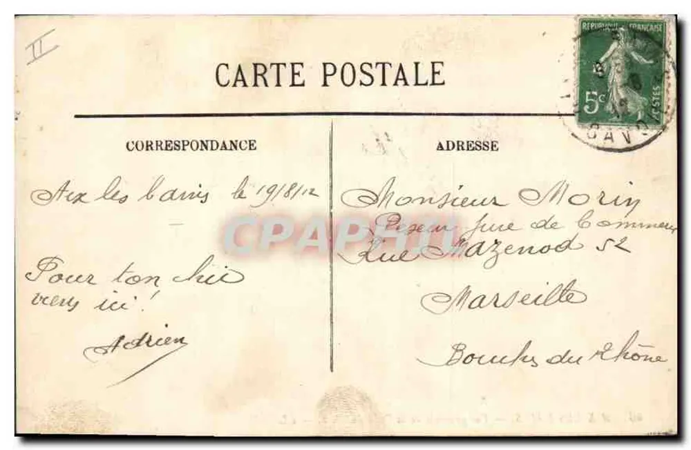 Aix-les-Bains — allgemeiner Blick und die Dent du Chat — LL. n°46 - Rückseite