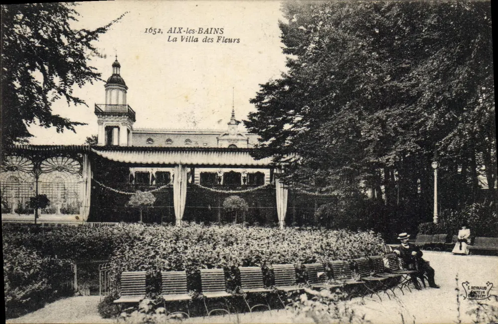 AIX-les-BAINS — A Villa dos Flores — E. REYNAUD, AIX-LES-BAINS - Frente