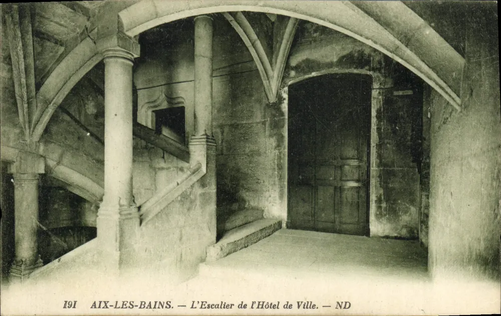 Aix-les-Bains — L'Escalier de l'Hôtel de Ville — ND - Recto