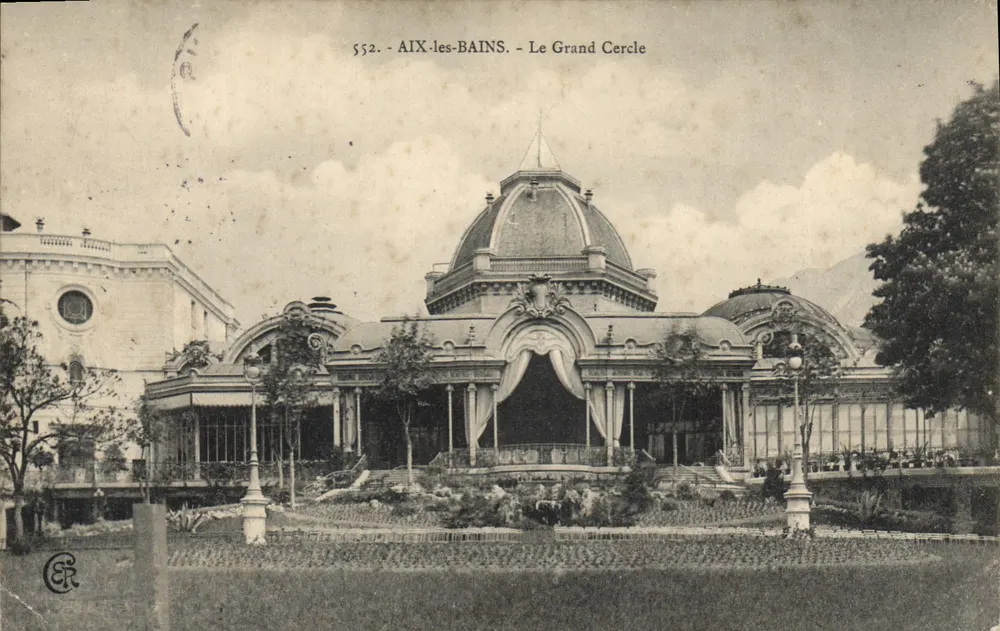 AIX-LES-BAINS - O Grand Cercle — Éditeur CER, n° 552 - Frente