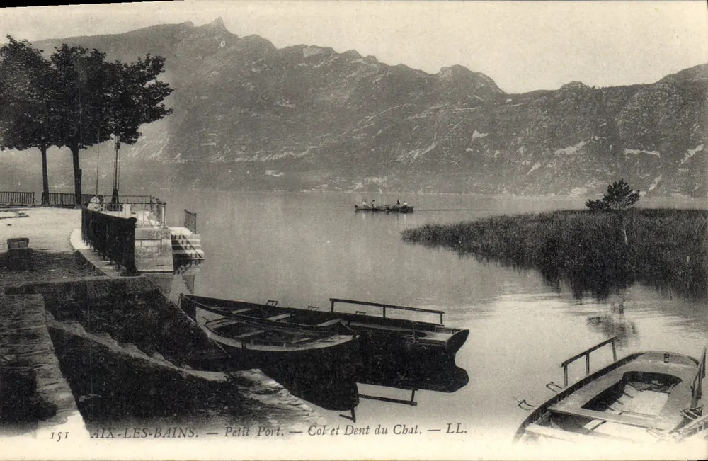 Aix-les-Bains — Kleiner Hafen — Col und Dent du Chat — LL. - Vorderseite
