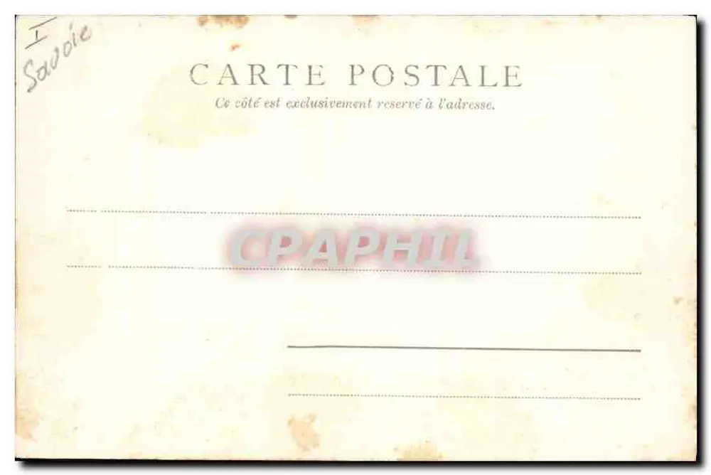 Abadia de Hautecombe — Aix-les-Bains — editor desconhecido, n° 27215 - Verso