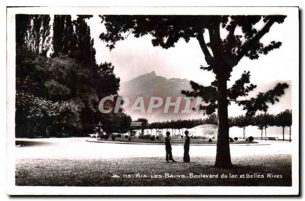 Aix-les-Bains — Boulevard du lac und Belles Rives — n°115 - Vorderseite