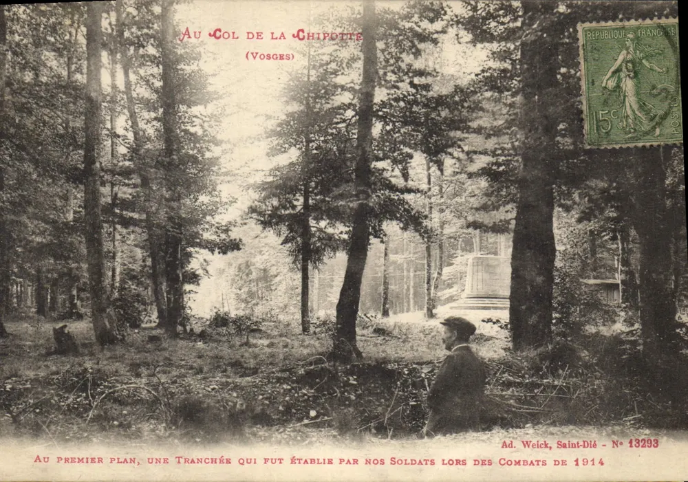 No Col da Chipotte — (Vosges) — Ad. Weick, Saint-Dié - N° 13293 - Frente