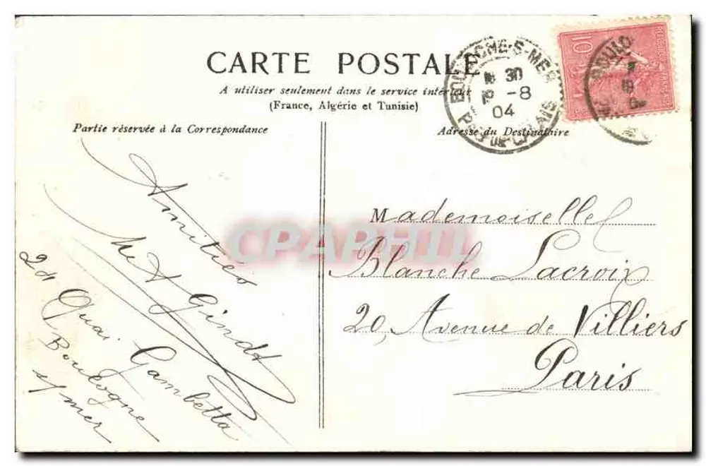 Boulogne-sur-Mer — Harde weersomstandigheden. — BB. 40. — Uitgever : - Achterkant