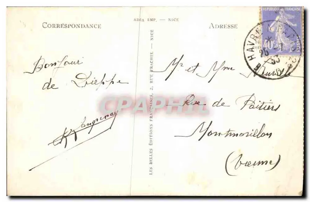 Dieppe — Vista Geral — LL - Verso