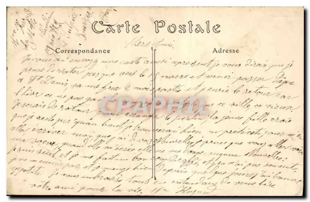Bourges — Allgemeiner Blick vom Palast Jacques-Cœur — ND Fotografie n°28 - Rückseite