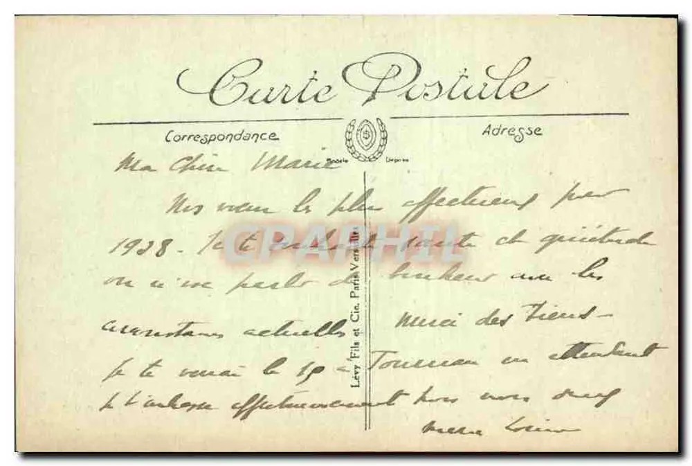Chantilly — O Castelo — A Ilha de Amor — Edição especial E. Dambly Select - Verso