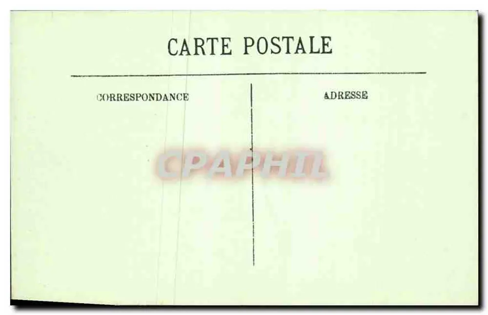 Chenonceaux — O Castelo, O Poço e os Comuns — C.P.A. n° 29 - Verso