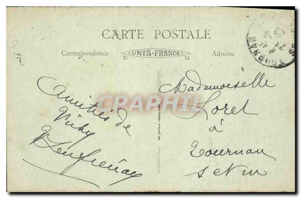 Vichy (Allier) — Um canto do Parque — B.F. n°101 - Verso