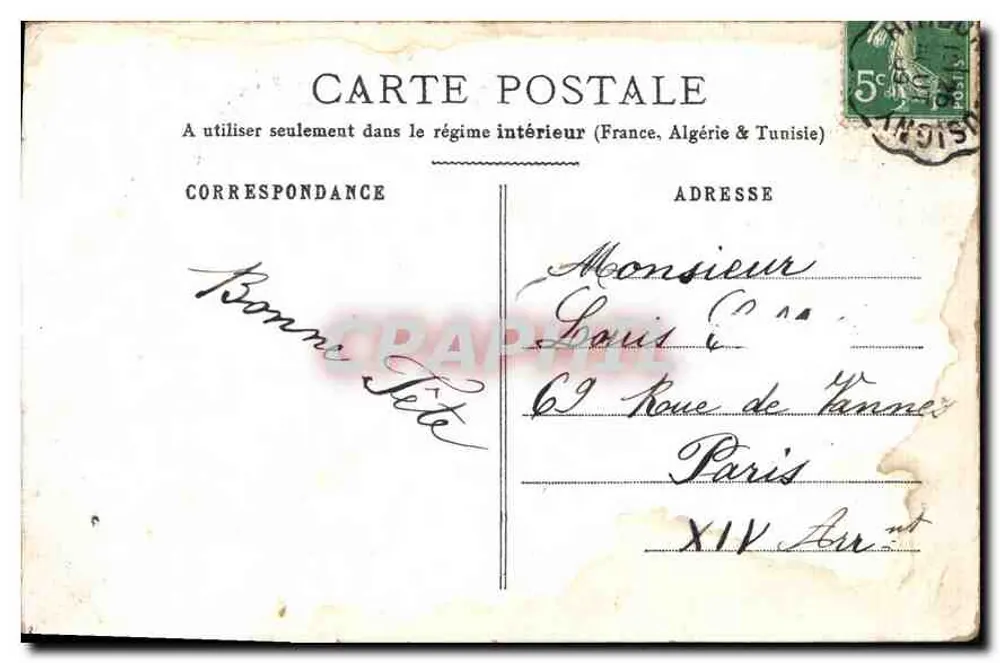 Tulipa: Magnificência - Admiração — República Francesa - Verso