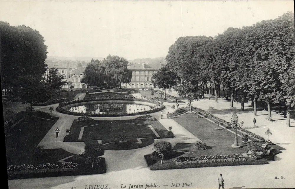 Lisieux — O Jardim Público — ND Pbot. — A.G. - Frente