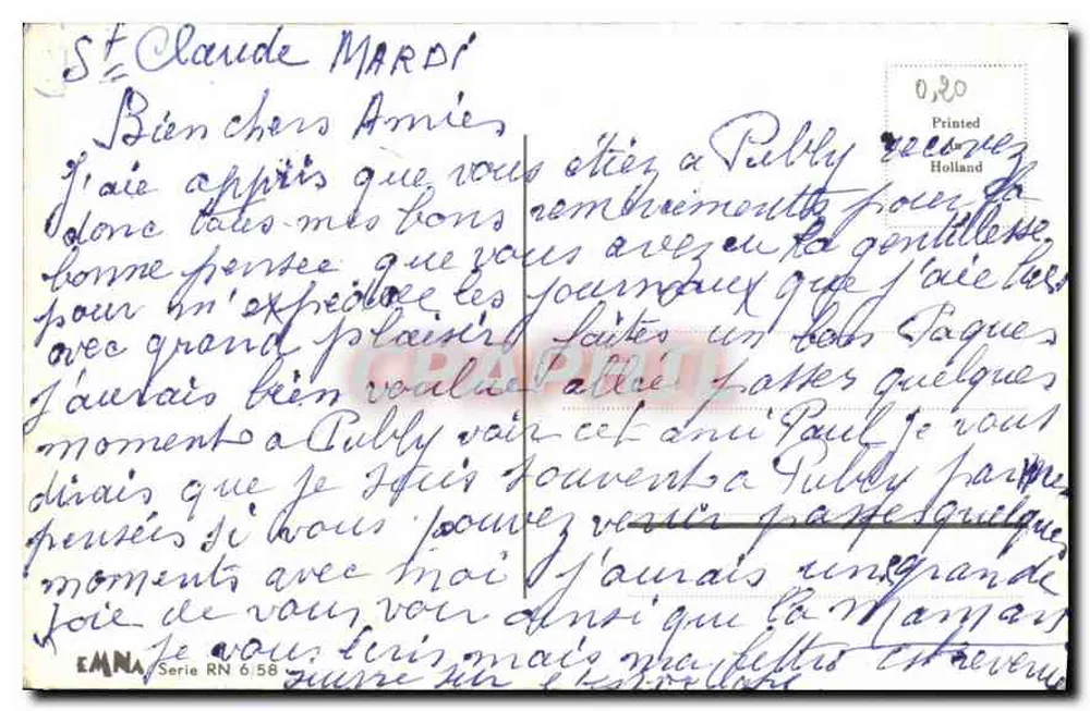 Dois crianças jardinando — Meu belo jardim — Marier - Verso