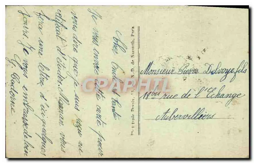 Lavardin (Loir-et-Cher) — Ansicht von den Ufern des Loir — Edit Jacquet - Rückseite