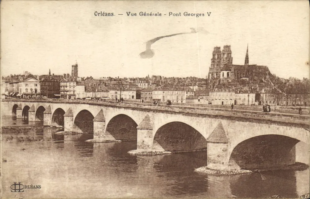 Orléans — Vista Geral — Ponte Georges V — editor L. Lanormand - Frente