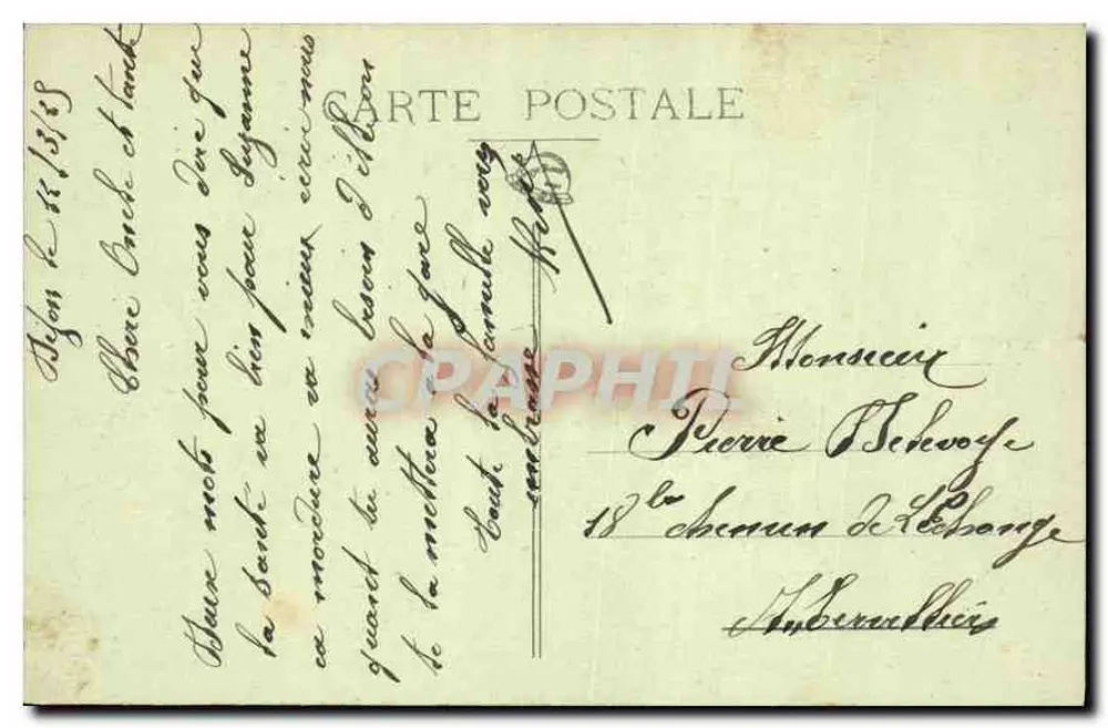 Entrada das Alées do Parque — Dijon — editor MAD D, n° 306 - Verso