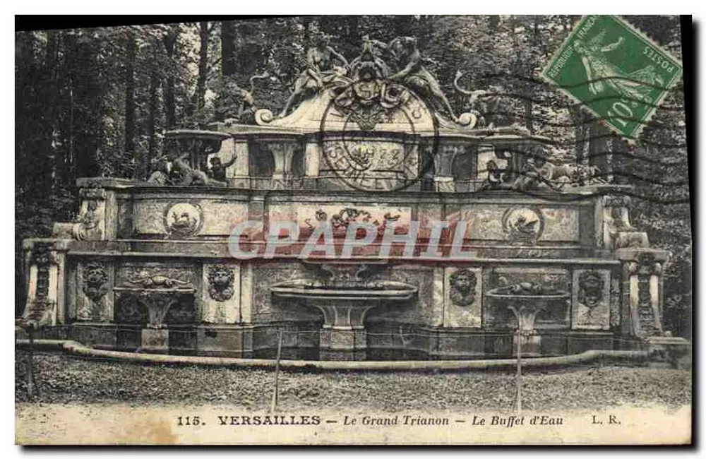 Versalhes — O Grande Trianon — O Buffet d'Eau — L. R. — n°115 - Frente