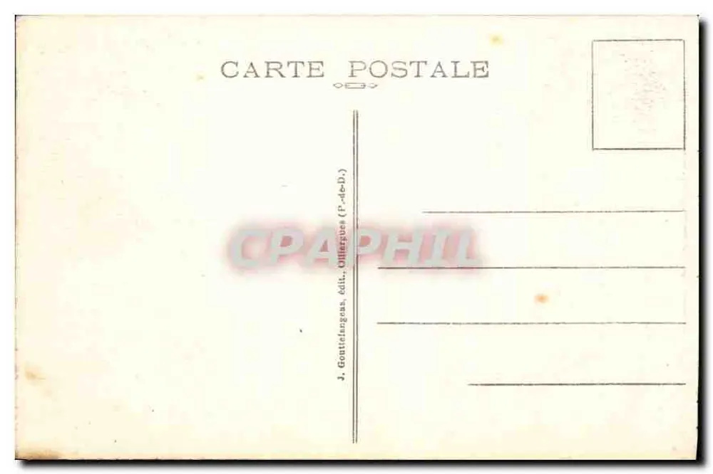Vichy — Le Grand Casino — Le Hall de l'Arlequin — G. D'O. n°1 - Rückseite