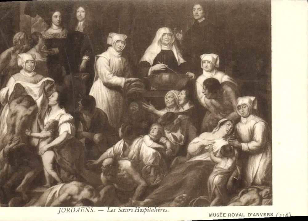 Die Krankenpflegerinnen — Jordaens — Königliches Museum von Antwerpen (216) - Vorderseite