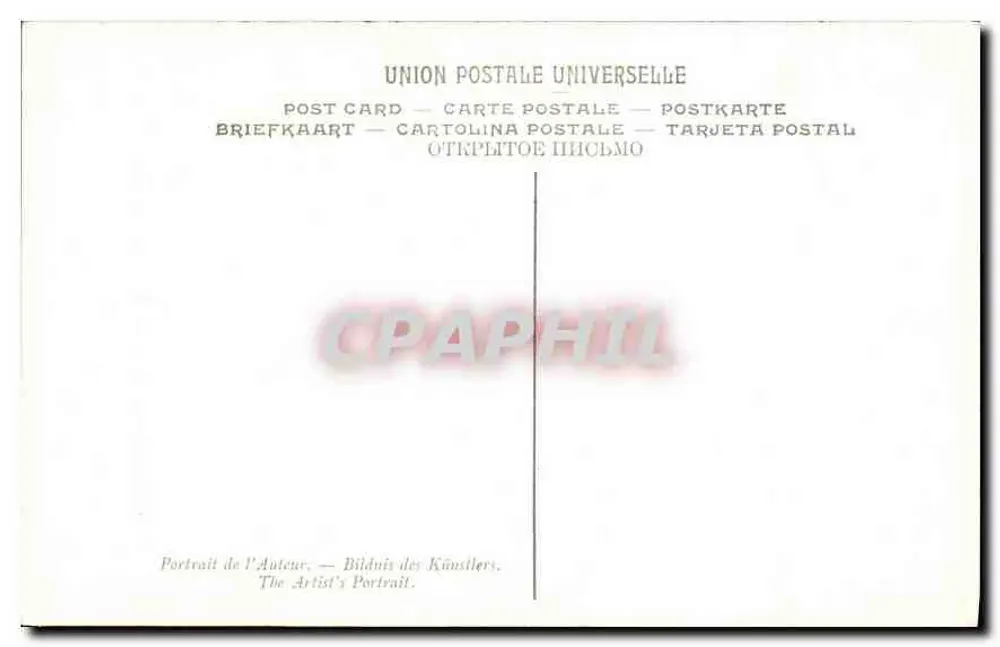 Albrecht Dürer — Portrait des Künstlers — Union Postale Universelle, n° 486 - Rückseite
