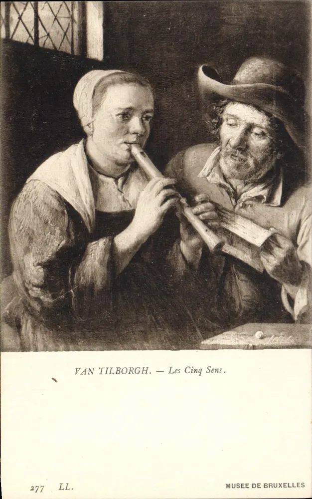 Van Tilborgh — Os Cinco Sentidos — Museu de Bruxelas, n° 277 LL - Frente