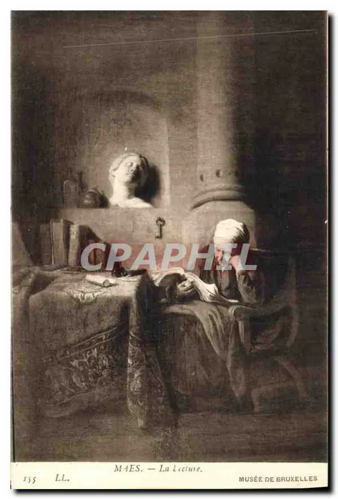 A Leitura — Maes — Museu de Bruxelas - Frente