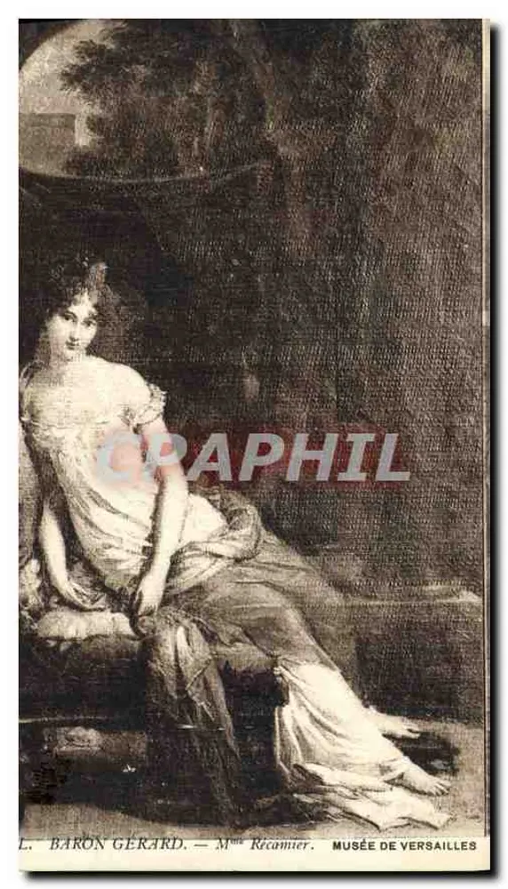 Madame Ricamier — L. Baron Gérard — Museu de Versailles - Frente