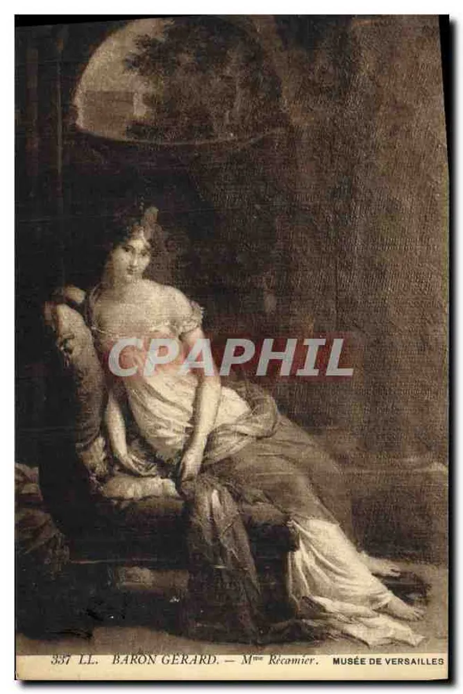 Madame Récamier — Baron Gérard — Museu de Versailles - Frente