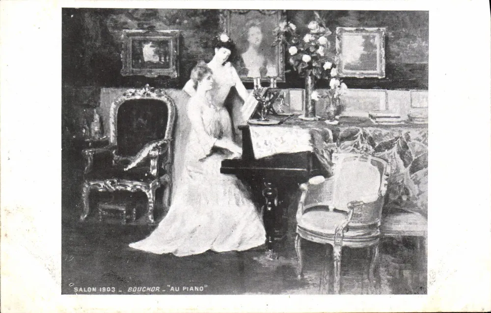 Salon 1903 - Bouchor - "Ao Piano" - Frente