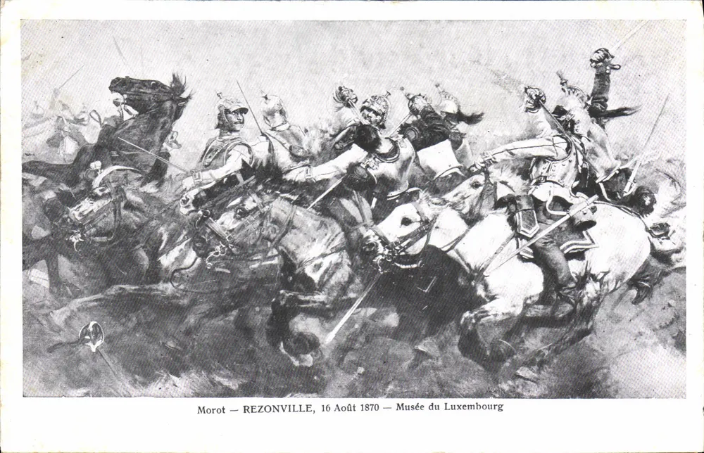 Batalha de Rezonville — 16 agosto 1870 — Museu do Luxembourg - Frente