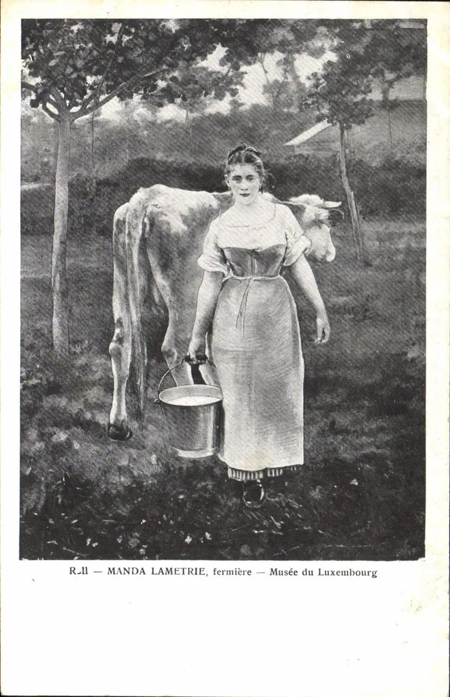 Manda Lametrie, agricultora — Museu do Luxembourg - Frente