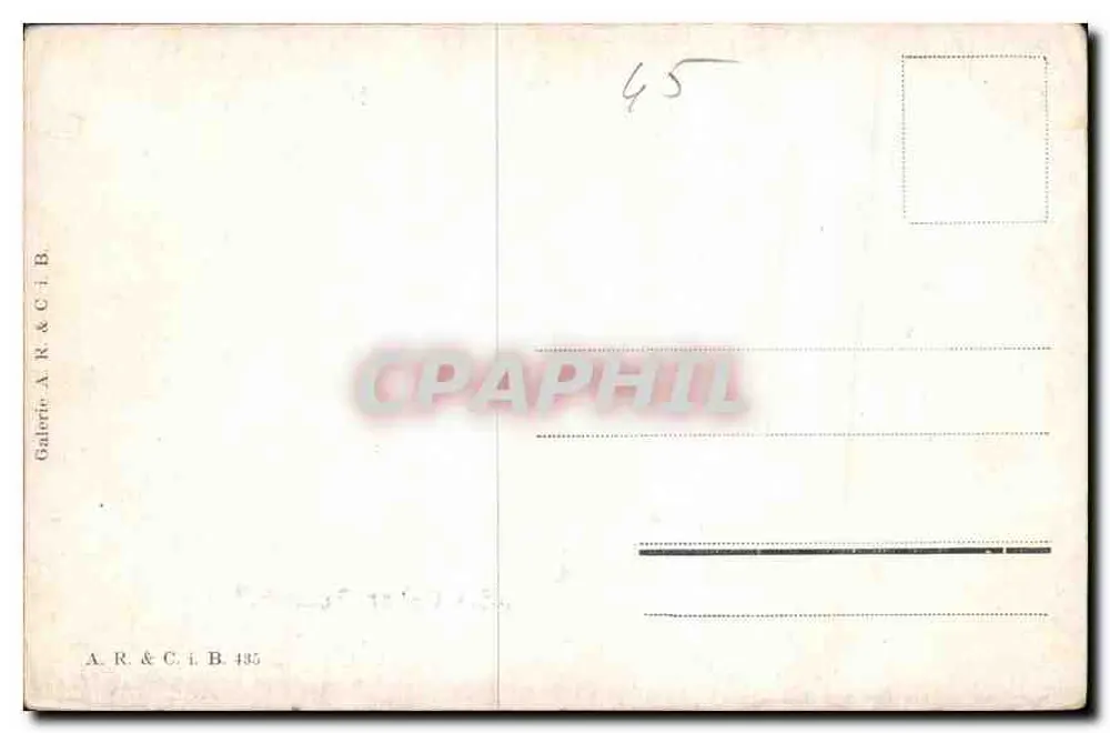 Umiłowany gość — scena wojenna — Galeria A. R. & C. i. B. n° 435 - Rewers