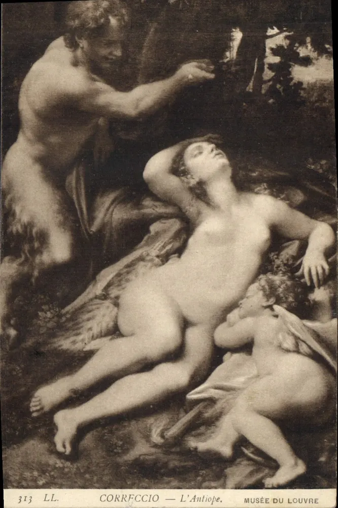 L'Antiope — Corrèficio — Museu do Louvre - Frente