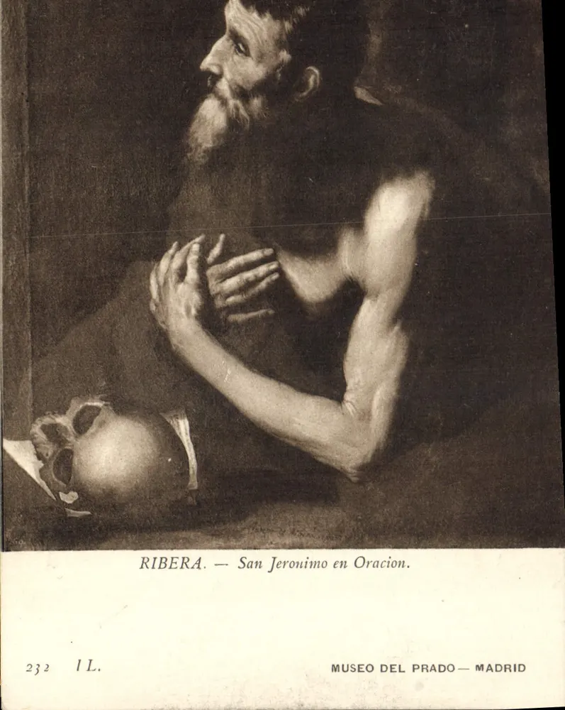 San Jerónimo em Oração — RIBERA — Museu do Prado — Madrid - Frente