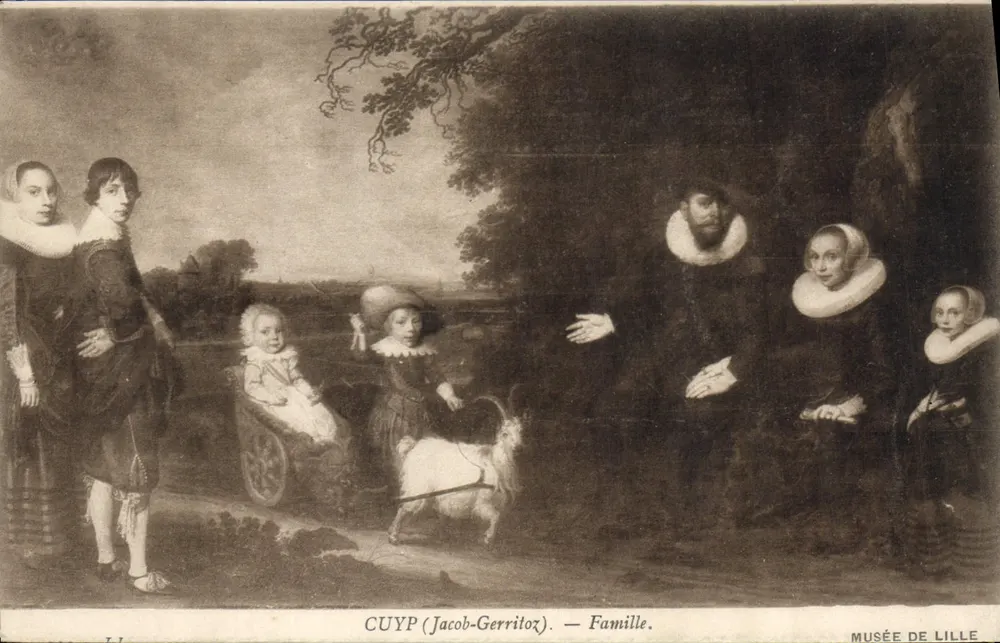 CUYP (Jacob-Gerritox) — Família — Museu de Lille - Frente