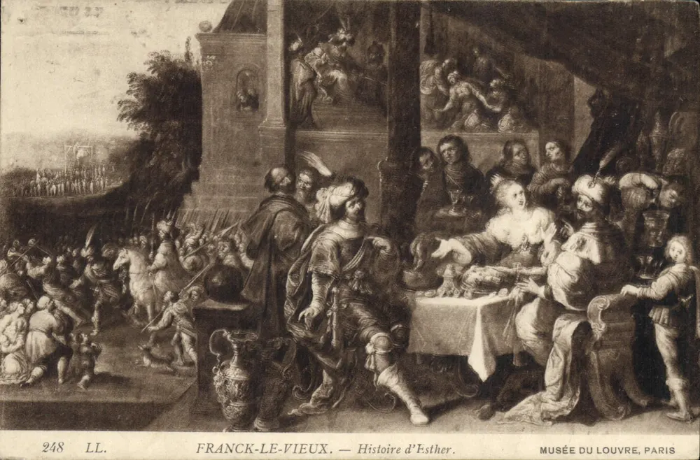 Die Geschichte Esthers — Franck-le-Vieux — Louvre-Museum, Paris - Vorderseite