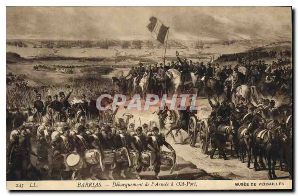 Barrilas — Landung der Armee am Old-Port — Musée de Versailles - Vorderseite