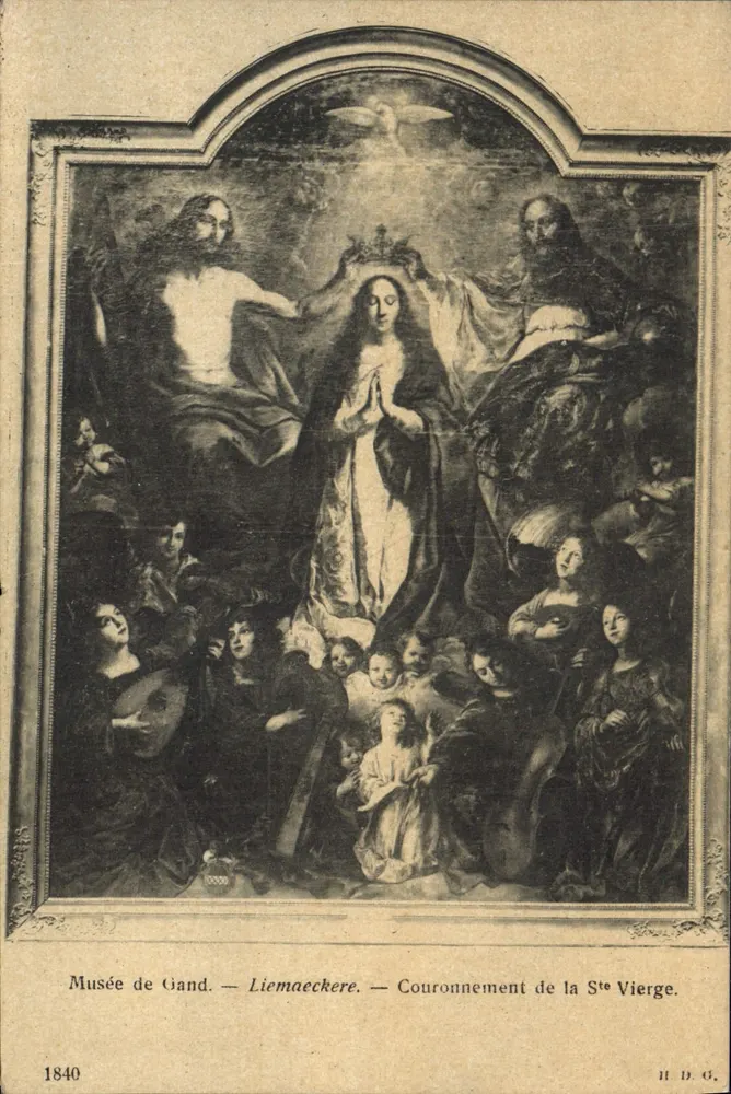 Museum von Gent — Liemaekere — Krönung der Jungfrau Maria - Vorderseite