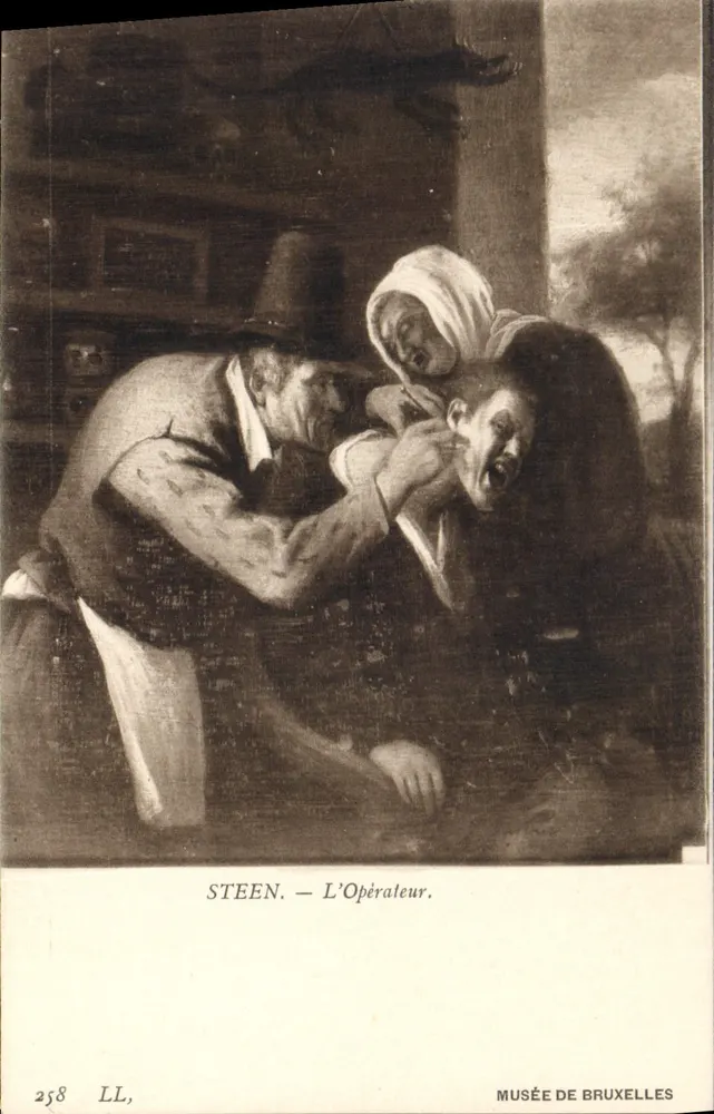 STEEN — Der Operator — Museum von Brüssel, n° 258 LL - Vorderseite