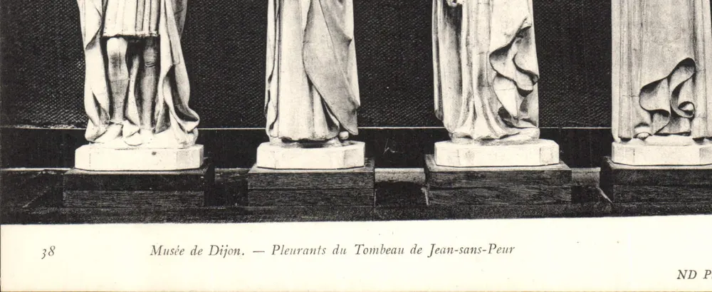 Musée de Dijon — Pleurants du Tombeau de Jean-sans-Peur - Recto