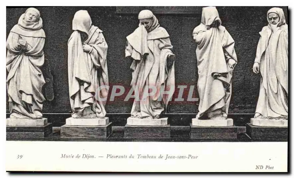 Weinende Figuren am Grab von Jean-sans-Peur — Museum Dijon — ND Phot, n°39 - Vorderseite