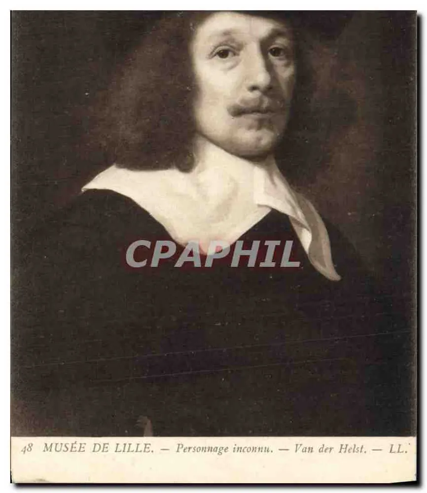 Personagem desconhecido — Museu de Lille — Van der Helst — LL. - Frente