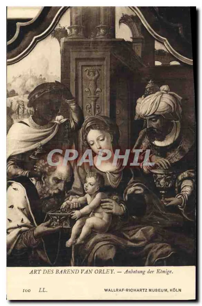 Anbetung der Könige — Kunst von Barend van Orley — Wallraf-Richartz Museum, Köln - Vorderseite