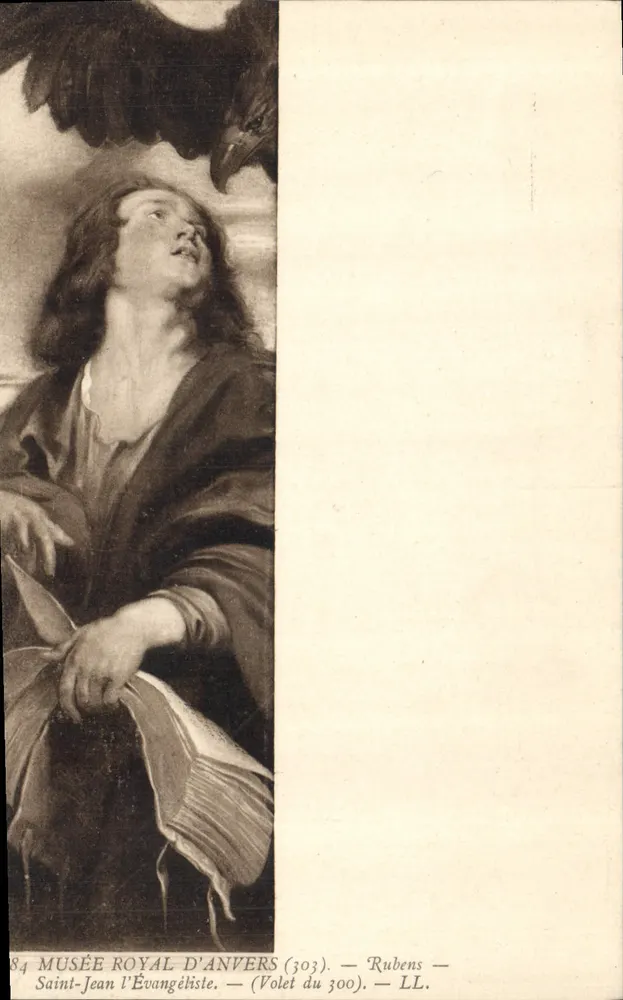 São João Evangelista — Rubens — Painel do 300 — Museu Real de Anvers - Frente