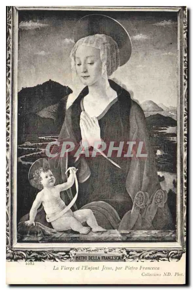 Die Jungfrau und das Kind Jesus, von Pietro Francesca — Collections ND. Phot. — n° 1882 - Vorderseite