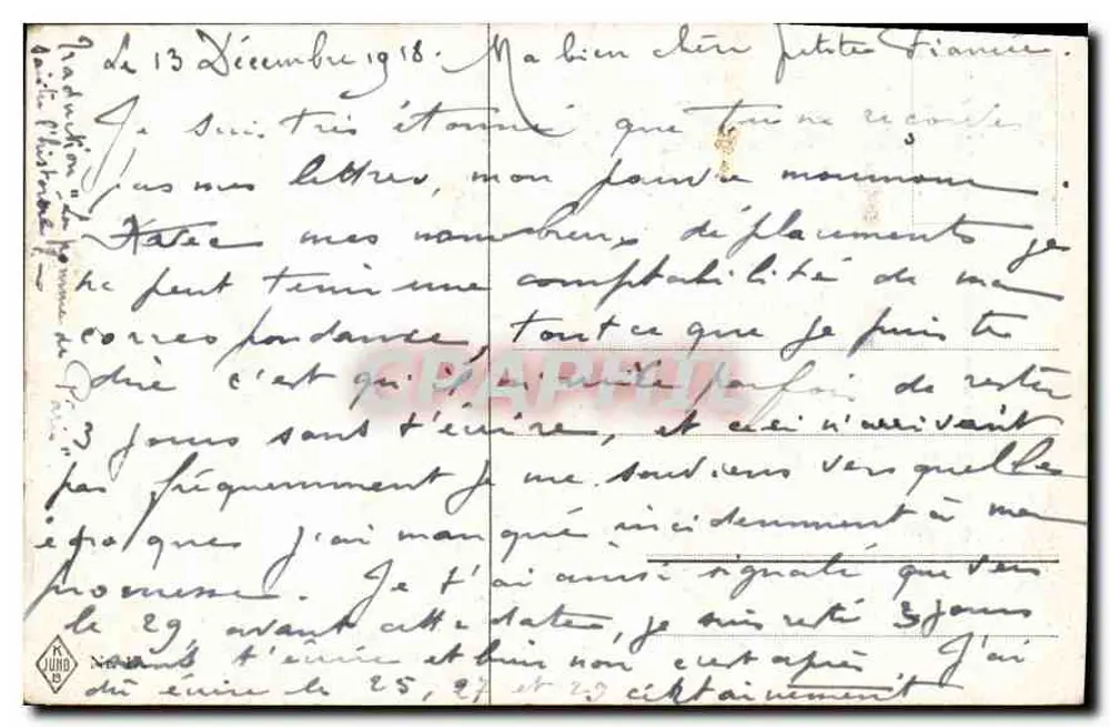 Crianças e idoso — cena de rua — Dr. Albert & Co. Munique, n° 18 - Verso