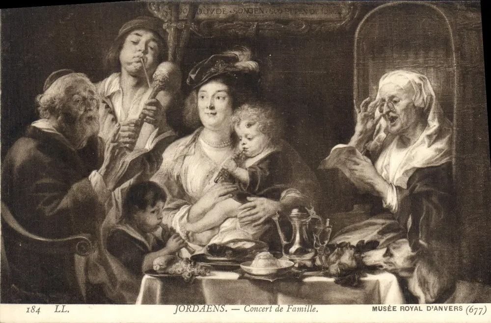 Jordaens — Familienkonzert — Königliches Museum von Antwerpen (6777) - Vorderseite