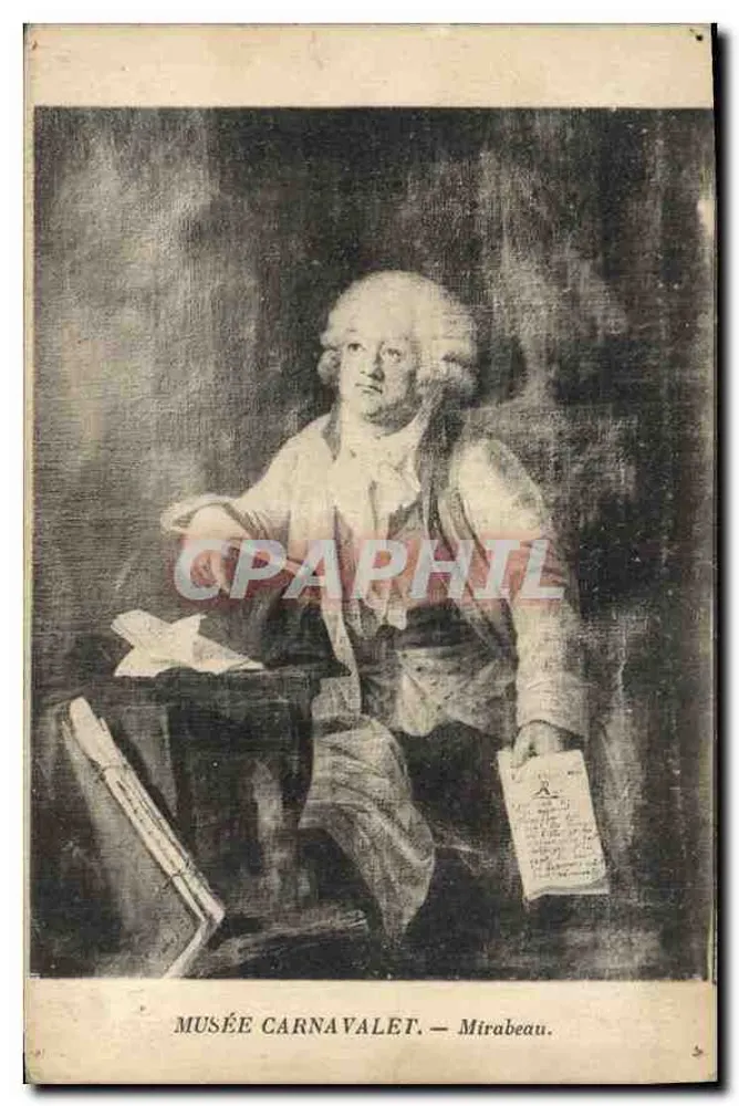 Muzeum Carnavalet — Mirabeau - Awers
