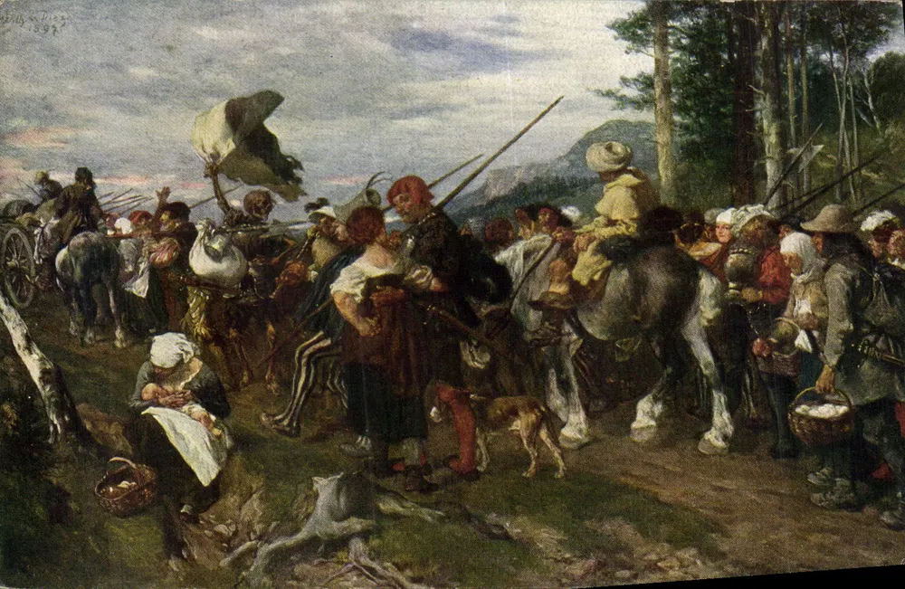Troféu de guerra — Wilhelm v. Diez — Museum der bildenden Künste zu Leipzig - Frente
