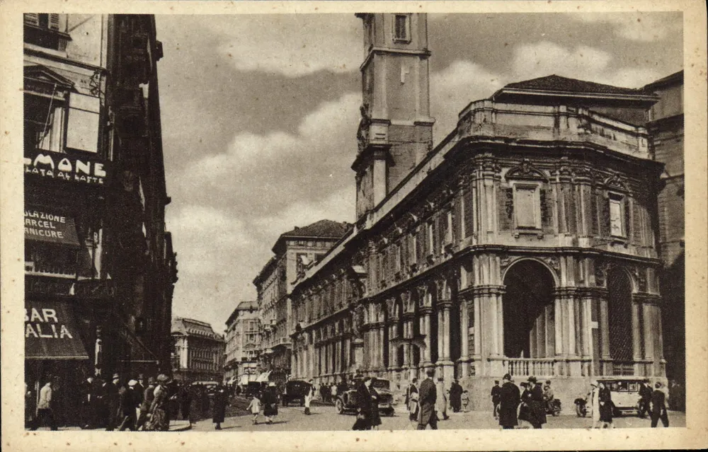 Mailand — Via Mercanti und Palazzo dei Giureconsulti — Genre Capilla-Milano n°4885 - Vorderseite